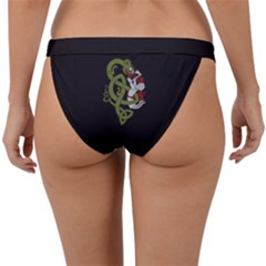 Pepe The Frog Rare Celtic Viking Norse Dragon Pattern Deus Vult Medieval Wojak Crusader Band Bikini Bottom by snek