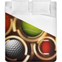 Sport Ball Tennis Golf Football Duvet Cover (California King Size) View1