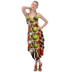 Sport Ball Tennis Golf Football Layered Bottom Dress by HermanTelo
