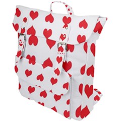 Heart Red Love Valentines Day Buckle Up Backpack by HermanTelo