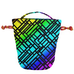 Background Texture Colour Drawstring Bucket Bag by HermanTelo