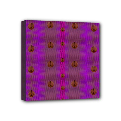 Peace Is Cool Again And Decorative Mini Canvas 4  X 4  (stretched) by pepitasart