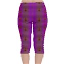 Peace Is Cool Again And Decorative Velvet Capri Leggings  View2
