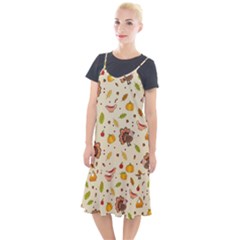 Thanksgiving Turkey Pattern Camis Fishtail Dress by Valentinaart