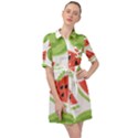 Watermelon Juice Auglis Clip Art Watermelon Belted Shirt Dress View1