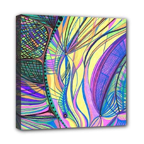Happpy (4) Mini Canvas 8  X 8  (stretched) by nicholakarma
