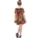 red country-1-2 Kids  Simple Cotton Dress View2