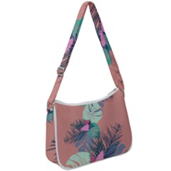 Leaves Zip Up Shoulder Bag by Sobalvarro