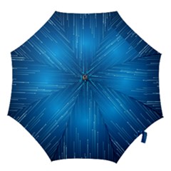 Abstract Rain Space Hook Handle Umbrellas (medium) by HermanTelo