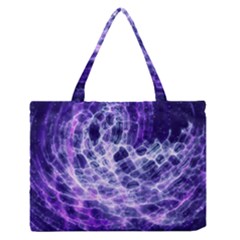 Abstract Space Zipper Medium Tote Bag by HermanTelo