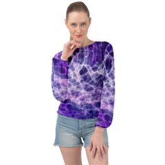 Abstract Space Banded Bottom Chiffon Top by HermanTelo