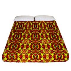 Rby 75 Fitted Sheet (california King Size) by ArtworkByPatrick