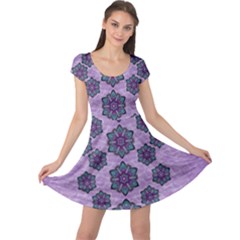 A Gift With Flowers Stars And Bubble Wrap Cap Sleeve Dress by pepitasart