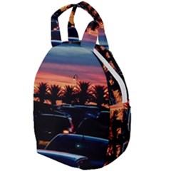 Urban Sunset Scene, Punta Del Este   Uruguay Travel Backpacks by dflcprintsclothing