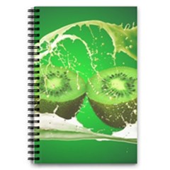 Kiwi Fruit Vitamins Healthy Cut 5 5  X 8 5  Notebook by Amaryn4rt