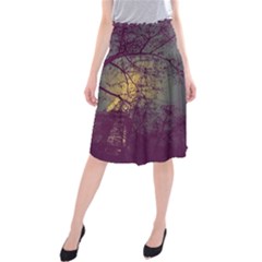 Tour Eiffel Paris Photo Midi Beach Skirt by kcreatif
