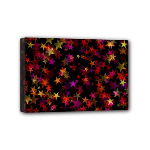 Seamless Star Texture Christmas Mini Canvas 6  X 4  (stretched) by Wegoenart