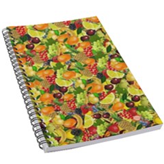 Background Pattern Structure Fruit 5 5  X 8 5  Notebook by Wegoenart