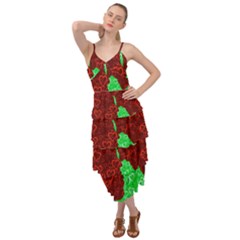 Love Lovers Romance Background Layered Bottom Dress by Wegoenart