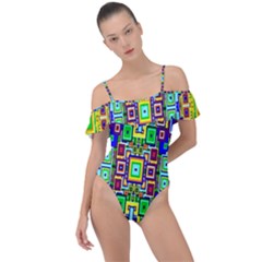 Ab 95 Frill Detail One Piece Swimsuit by ArtworkByPatrick