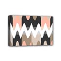 Pattern Abstrait Vagues Rose/Noir/Taupe Mini Canvas 6  x 4  (Stretched) View1