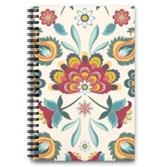 Baatik Print  5 5  X 8 5  Notebook by designsbymallika