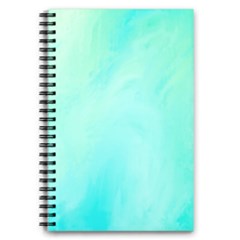 Blue Green Shades 5 5  X 8 5  Notebook by designsbymallika