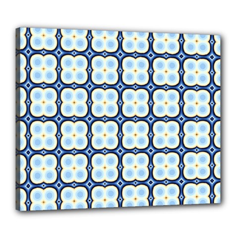 Pattern Design Art Scrapbooking Geometric Cubes Canvas 24  X 20  (stretched) by Vaneshart
