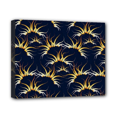 Pearl Pattern Floral Design Art Digital Seamless Canvas 10  X 8  (stretched) by Vaneshart