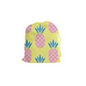Summer Pineapple Seamless Pattern Drawstring Pouch (Small) View1