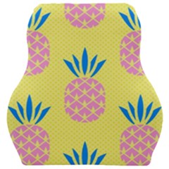 Summer Pineapple Seamless Pattern Car Seat Velour Cushion  by Sobalvarro