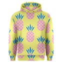 Summer Pineapple Seamless Pattern Men s Overhead Hoodie View1