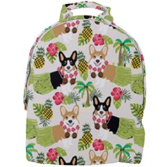 Corgis Hula Pattern Mini Full Print Backpack by Sapixe