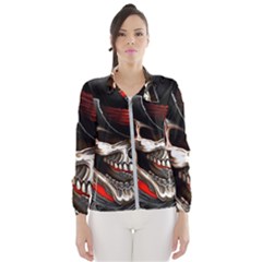 Confederate Flag Usa America United States Csa Civil War Rebel Dixie Military Poster Skull Women s Windbreaker by Sapixe