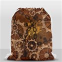 Steampunk Patter With Gears Drawstring Bag (Small) View1