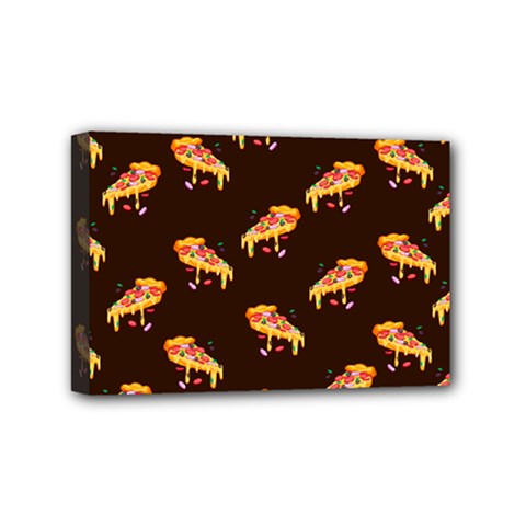 Pizza Is Love Mini Canvas 6  X 4  (stretched) by designsbymallika