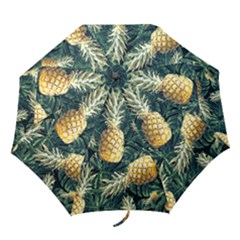 Pattern Ananas Tropical Folding Umbrellas by kcreatif