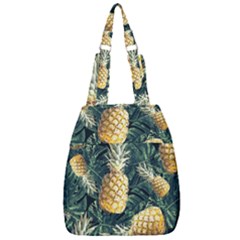 Pattern Ananas Tropical Center Zip Backpack by kcreatif
