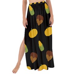 Pumpkin Maxi Chiffon Tie-up Sarong by designsbymallika