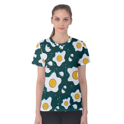 Wanna Have Some Egg? Women s Cotton Tee by designsbymallika