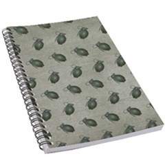 Army Green Hand Grenades 5 5  X 8 5  Notebook by McCallaCoultureArmyShop