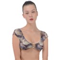 Close Up Mushroom Abstract Cap Sleeve Ring Bikini Top View1