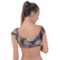 Close Up Mushroom Abstract Cap Sleeve Ring Bikini Top View2