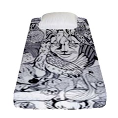 Animal Seamless Pattern Fitted Sheet (single Size) by Vaneshart