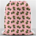 Daisy Pink Drawstring Bag (Large) View2