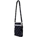 Black And White Ethnic Geometric Pattern Multi Function Travel Bag View2