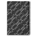 Black And White Ethnic Geometric Pattern 5.5  x 8.5  Notebook View2