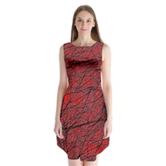 Neurons Cells Train Link Brain Sleeveless Chiffon Dress   by HermanTelo