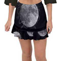 Lune Étoilé Fishtail Mini Chiffon Skirt by kcreatif