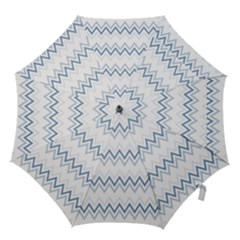 Chevrons Bleus/blanc Hook Handle Umbrellas (small) by kcreatif